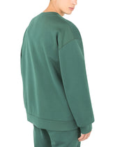 Jersey sweatshirt with embroidery - | Dolce & Gabbana