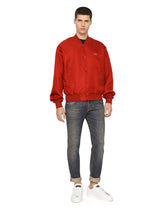 Nylon jacket with branded tag - | Dolce & Gabbana