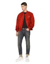 Nylon jacket with branded tag - | Dolce & Gabbana