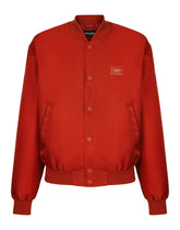 Nylon jacket with branded tag - | Dolce & Gabbana