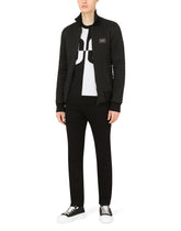 Quilted nylon jacket with branded plate - | Dolce & Gabbana