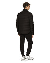 Quilted nylon jacket with branded plate - | Dolce & Gabbana