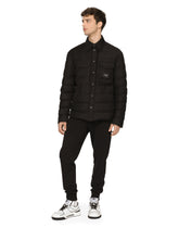 Quilted nylon jacket with branded plate - | Dolce & Gabbana