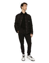 Quilted nylon jacket with branded plate - | Dolce & Gabbana
