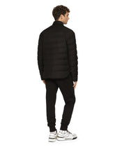 Quilted nylon jacket with branded plate - | Dolce & Gabbana