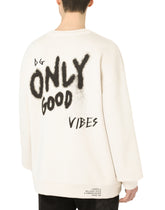 Jersey sweatshirt with print - | Dolce & Gabbana