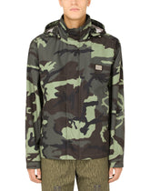 Camouflage-print nylon jacket - | Dolce & Gabbana