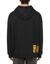 Jersey hoodie with print - | Dolce & Gabbana