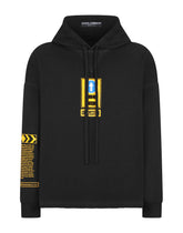 Jersey hoodie with print - | Dolce & Gabbana