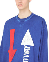 Jersey sweatshirt with 3D print - | Dolce & Gabbana