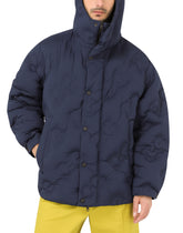 Hooded quilted nylon jacket with DG logo - | Dolce & Gabbana