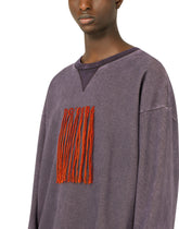 Jersey sweatshirt with DG embroidery and fringing - | Dolce & Gabbana