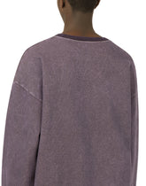 Jersey sweatshirt with DG embroidery and fringing - | Dolce & Gabbana