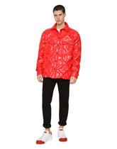Quilted nylon jacket with DG embellishment - | Dolce & Gabbana