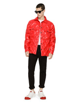 Quilted nylon jacket with DG embellishment - | Dolce & Gabbana