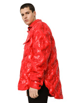 Quilted nylon jacket with DG embellishment - | Dolce & Gabbana