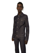 Blue wash stretch denim jacket - | Dolce & Gabbana