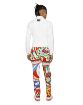 White stretch denim jacket - | Dolce & Gabbana