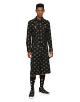 Stretch cotton jacquard jacket with DG Monogram design - | Dolce & Gabbana