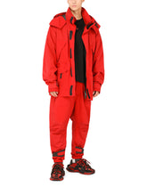 Cordura jacket with hood and patch - | Dolce & Gabbana