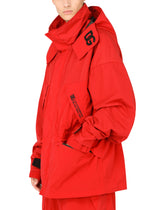 Cordura jacket with hood and patch - | Dolce & Gabbana