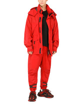 Cordura jacket with hood and patch - | Dolce & Gabbana