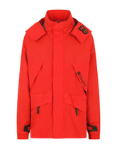 Cordura jacket with hood and patch - | Dolce & Gabbana