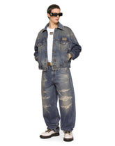 Mid blue wash denim jacket - | Dolce & Gabbana