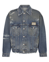 Mid blue wash denim jacket - | Dolce & Gabbana