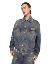 Mid blue wash denim jacket - | Dolce & Gabbana
