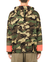 Camouflage-print jersey hoodie - | Dolce & Gabbana