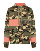 Camouflage-print jersey hoodie - | Dolce & Gabbana