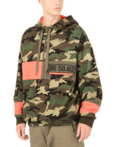 Camouflage-print jersey hoodie - | Dolce & Gabbana