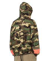Camouflage-print jersey hoodie - | Dolce & Gabbana