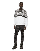 Bandanna-print jersey sweatshirt - | Dolce & Gabbana