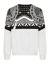 Bandanna-print jersey sweatshirt - | Dolce & Gabbana