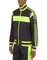 Checked wool jacket with branded plate - | Dolce & Gabbana