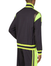 Checked wool jacket with branded plate - | Dolce & Gabbana