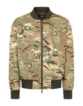 Camouflage-print nylon jacket - | Dolce & Gabbana
