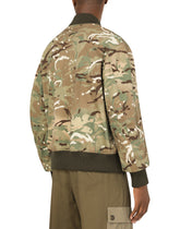 Camouflage-print nylon jacket - | Dolce & Gabbana