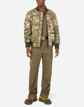 Camouflage-print nylon jacket - | Dolce & Gabbana
