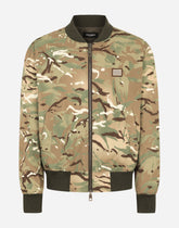 Camouflage-print nylon jacket - | Dolce & Gabbana