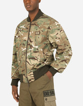 Camouflage-print nylon jacket - | Dolce & Gabbana
