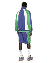 Zip-up sweatshirt with side bands and patch embellishment - | Dolce & Gabbana