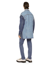 Mixed-denim jacket with detachable sleeves - | Dolce & Gabbana