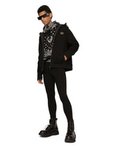 Bandanna-print jersey hoodie - | Dolce & Gabbana