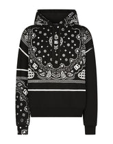 Bandanna-print jersey hoodie - | Dolce & Gabbana