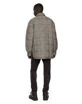 Glen plaid wool jacket with tag - | Dolce & Gabbana