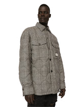 Glen plaid wool jacket with tag - | Dolce & Gabbana