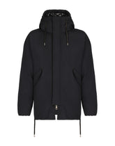 Nylon jacket with hood and branded tag - | Dolce & Gabbana